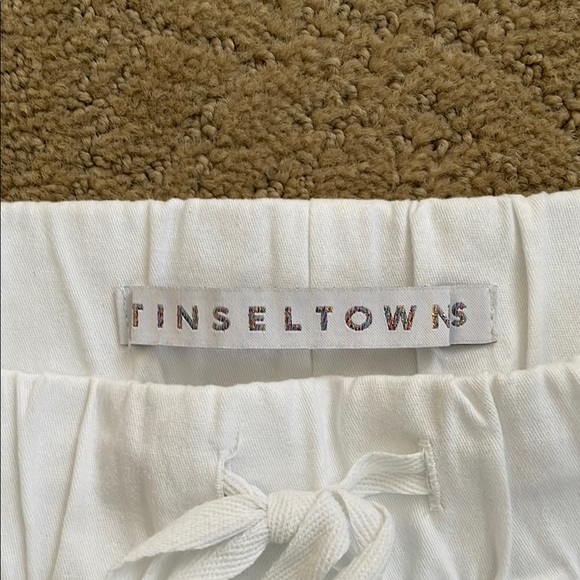 NWT Tinseltown White Cargo Jogger Pants-S - Picture 2 of 6